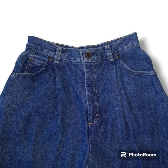 Levi's 573 Brown Tab Jeans-Size 10-Vintage-1987-High Rise-Tapered Leg-USA Made - Picture 3 of 12